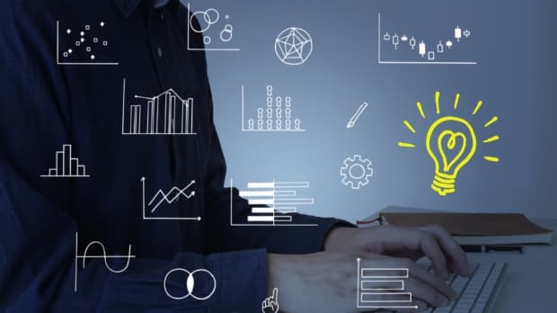 グラフやアイデアの画像